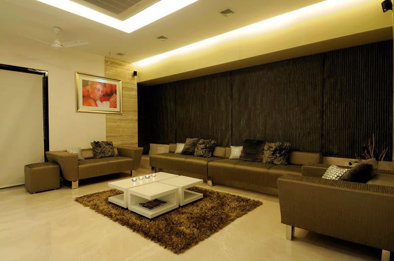 Modern living room with blinds by Jitesh Dhoka Modern | Interior Design Photos & Ideas
