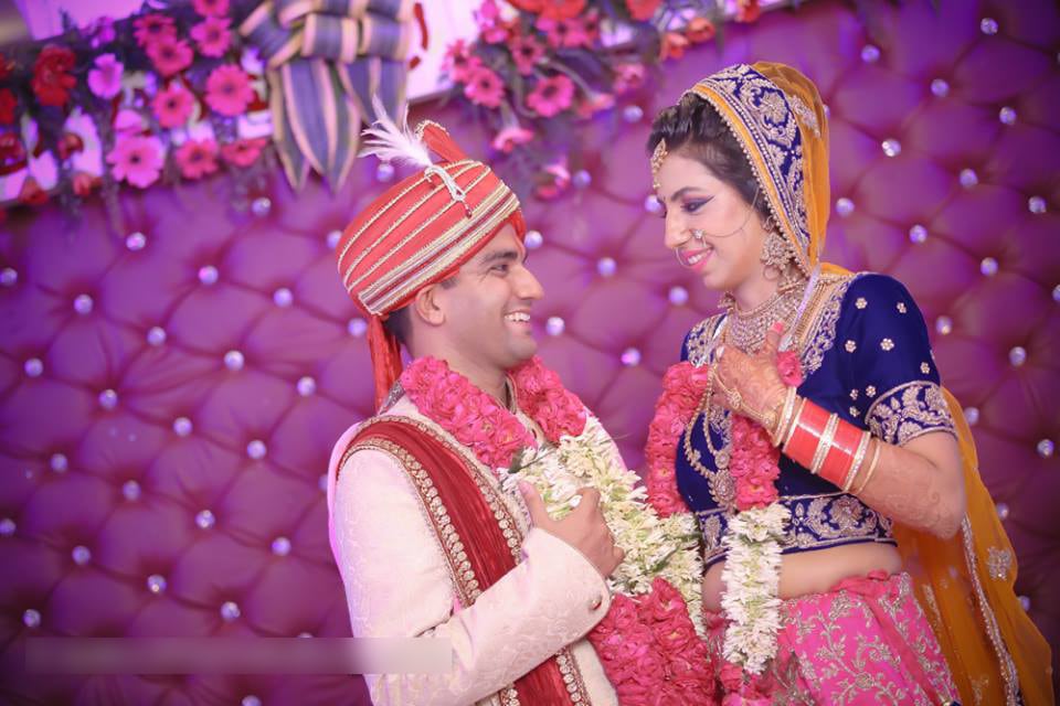 Wedding Day Bride And Groom Portrait by Mohit Wedding-photography Groom-wear-and-accessories | Weddings Photos & Ideas