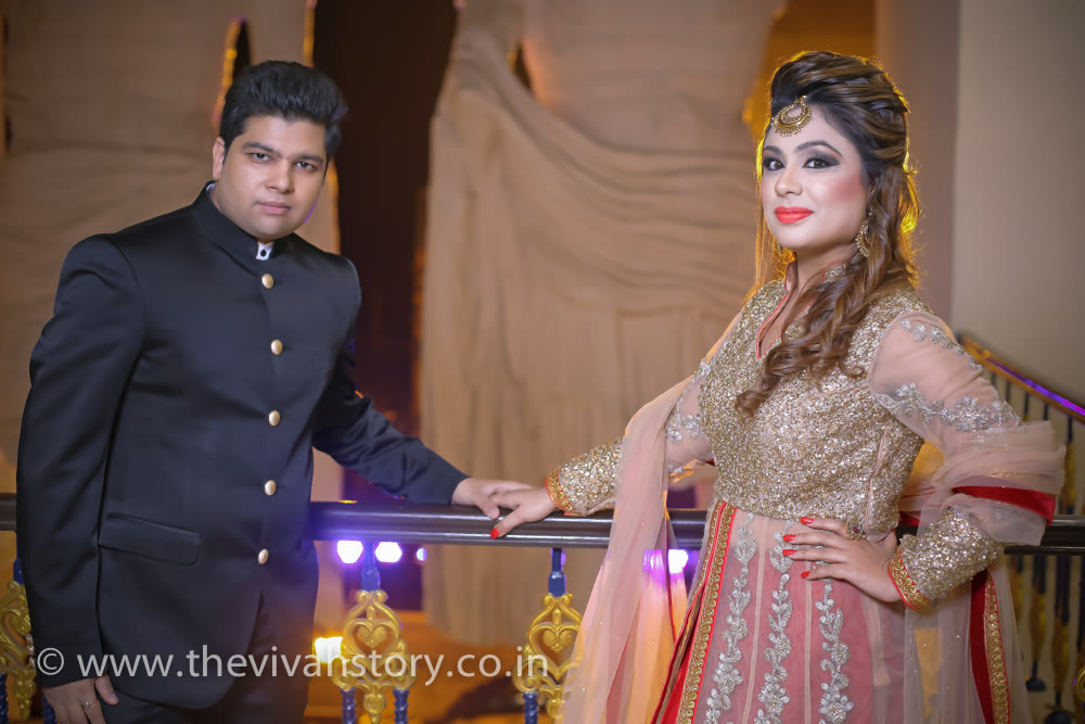 Bride And Groom On Wedding Reception Day by Mohit Wedding-photography | Weddings Photos & Ideas