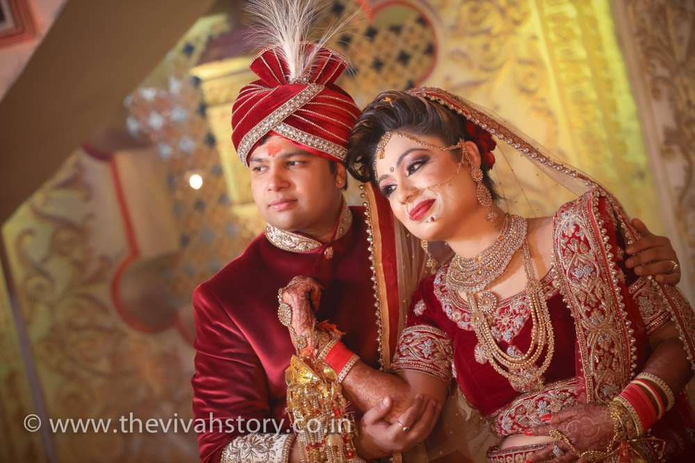 A Beautiful Couple Portrait by Mohit Wedding-photography | Weddings Photos & Ideas