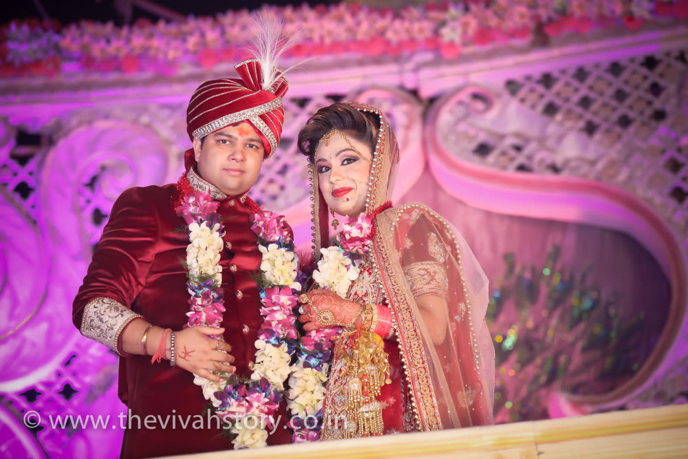 Perfect Couple Portrait On Wedding Day by Mohit Wedding-photography | Weddings Photos & Ideas