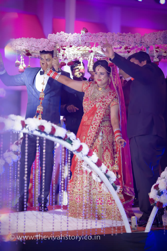 Stunning Bridal Entry On Her Wedding Day by Mohit Wedding-photography | Weddings Photos & Ideas