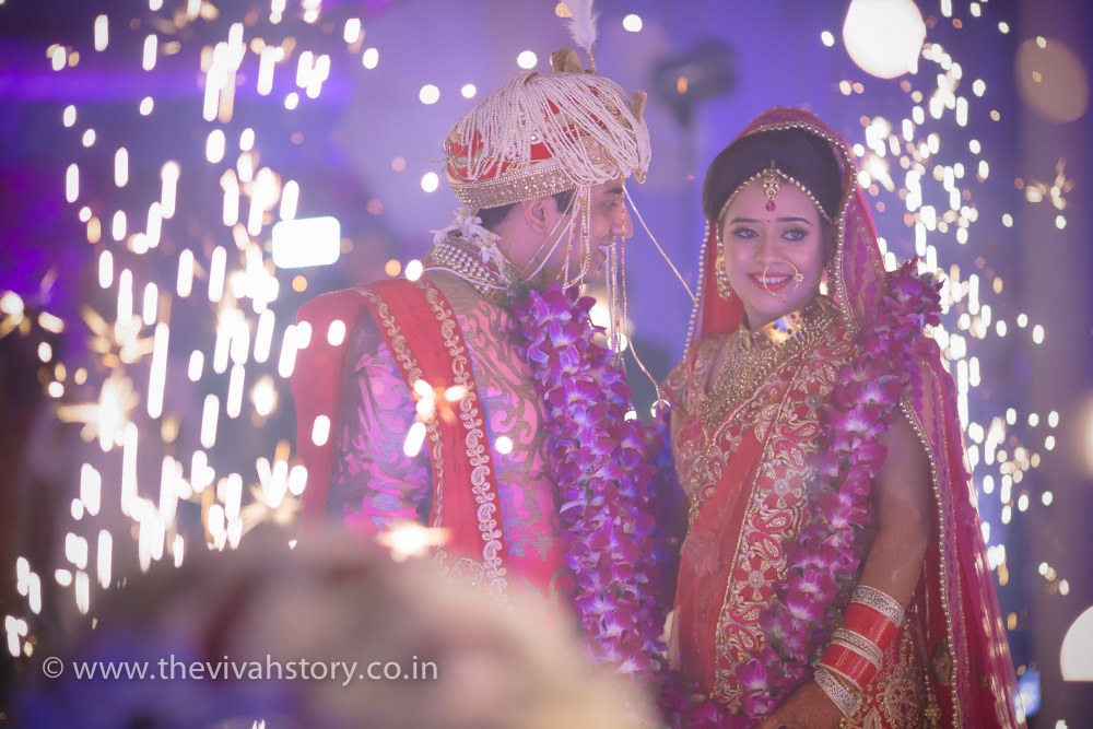 Stunning Together On Wedding Day by Mohit Wedding-photography Groom-wear-and-accessories | Weddings Photos & Ideas