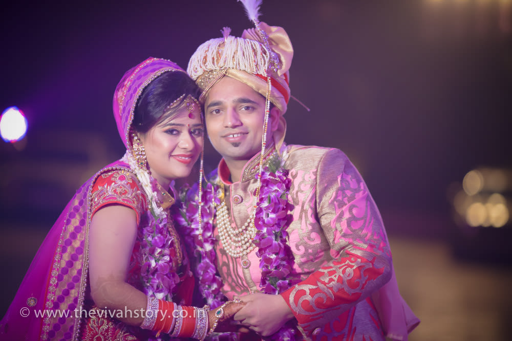 Bride And Groom Portrait On Their Special Day by Mohit Wedding-photography Bridal-jewellery-and-accessories Groom-wear-and-accessories | Weddings Photos & Ideas