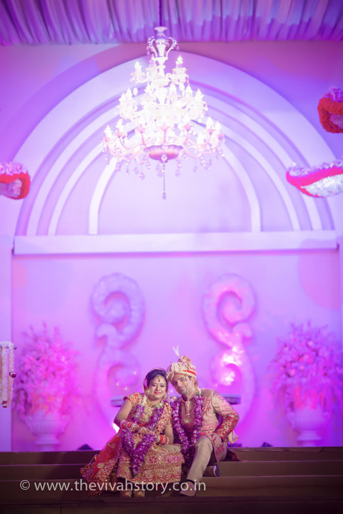 Couple Portrait With Beautiful Wedding Decor by Mohit Wedding-photography Wedding-decor | Weddings Photos & Ideas