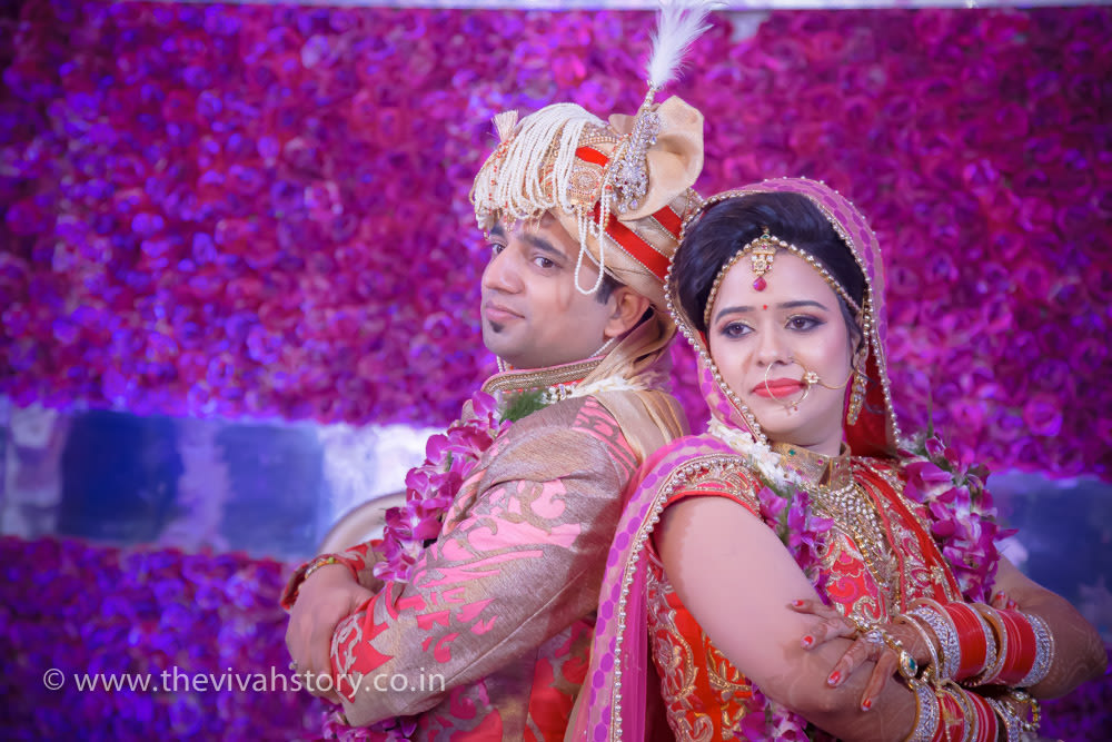 Charming Couple Portrait by Mohit Wedding-photography Groom-wear-and-accessories Bridal-jewellery-and-accessories Bridal-makeup | Weddings Photos & Ideas