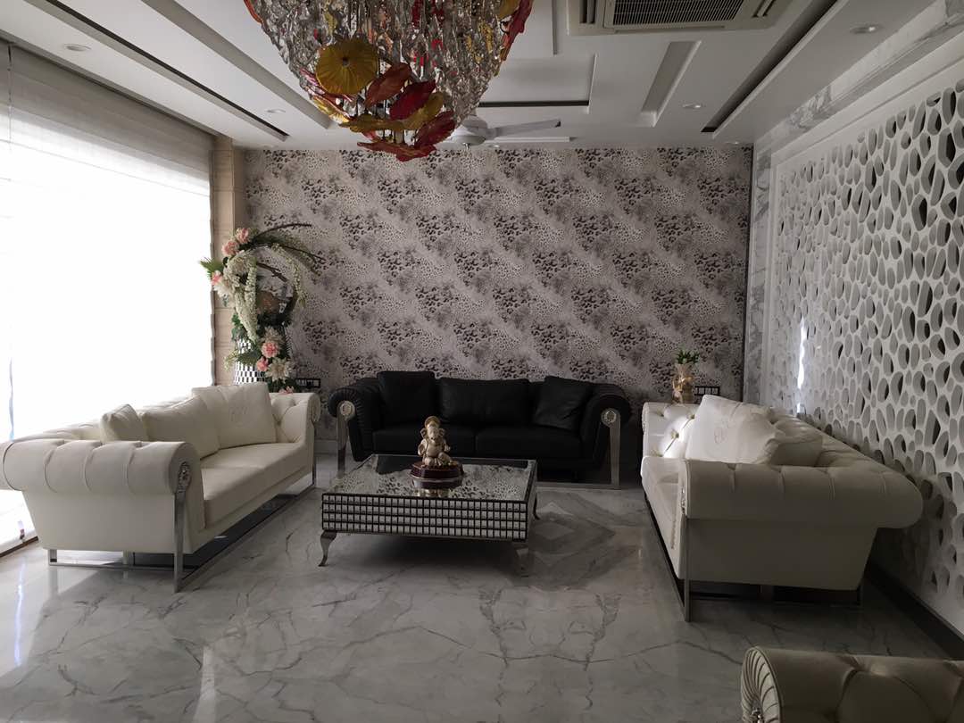 artistic living room by Aashna Jain