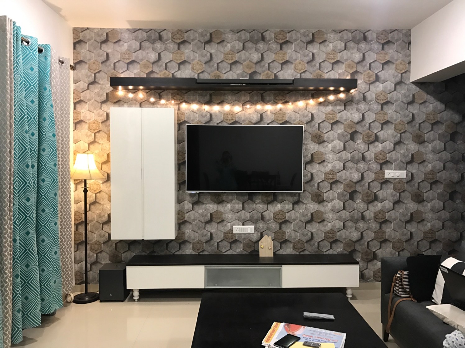 Grey Bee Hives by Madhura Pawar-Gujarathi Modern | Interior Design Photos & Ideas