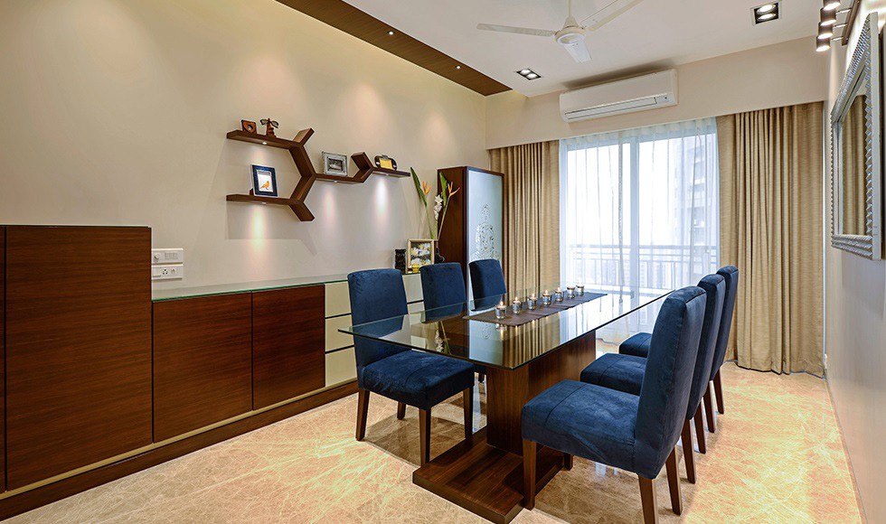 Modern Royal Dining Area by Sidd Sharma Dining-room Modern | Interior Design Photos & Ideas