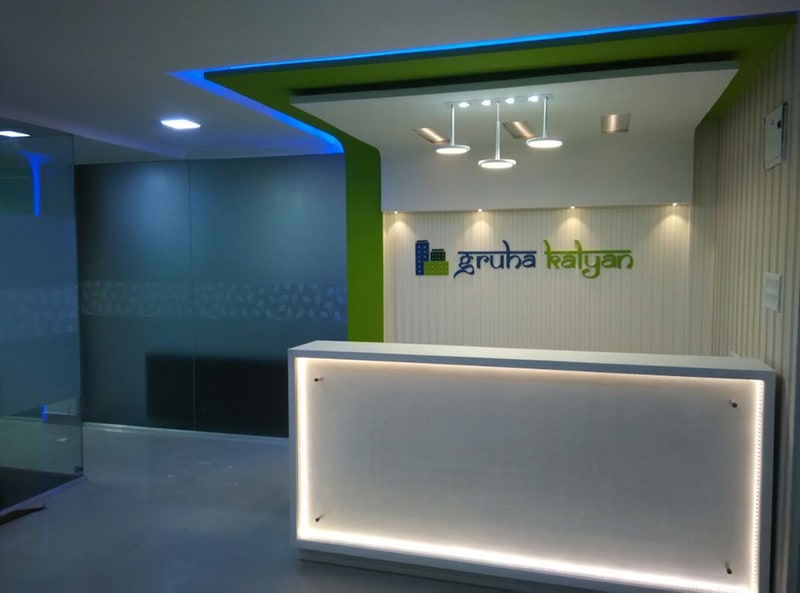 Well modernistic Office Entrance by Neha Goyal Modern | Interior Design Photos & Ideas
