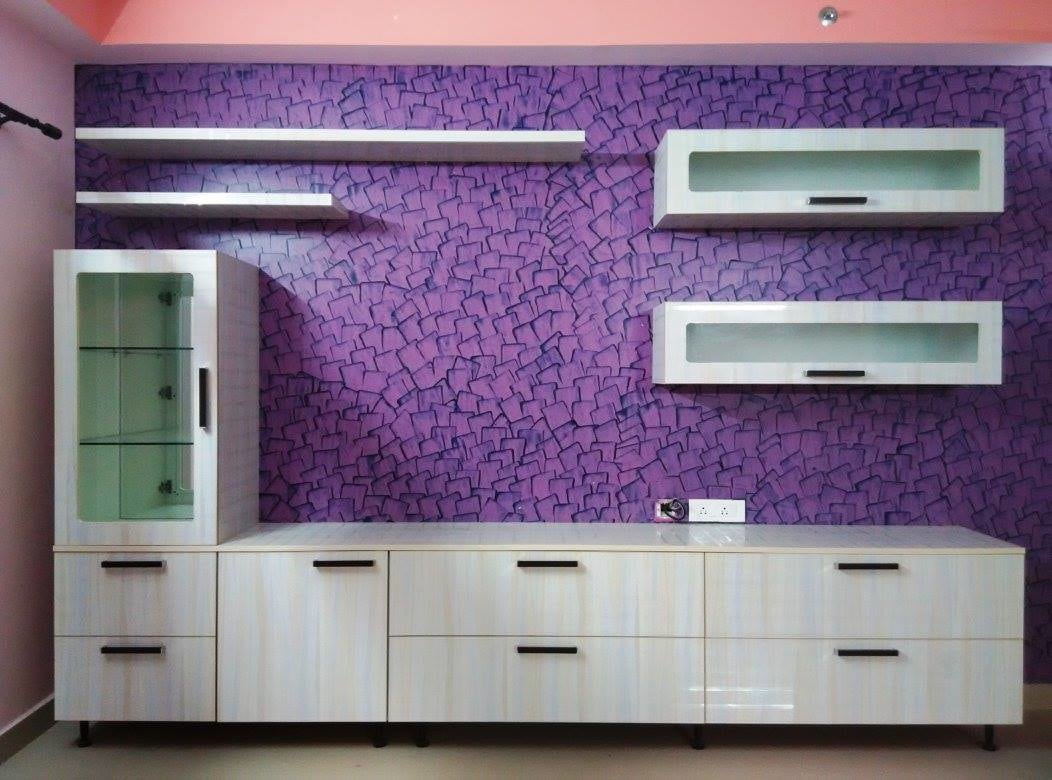 White modern display space by Ganesh Indoor-spaces Contemporary | Interior Design Photos & Ideas