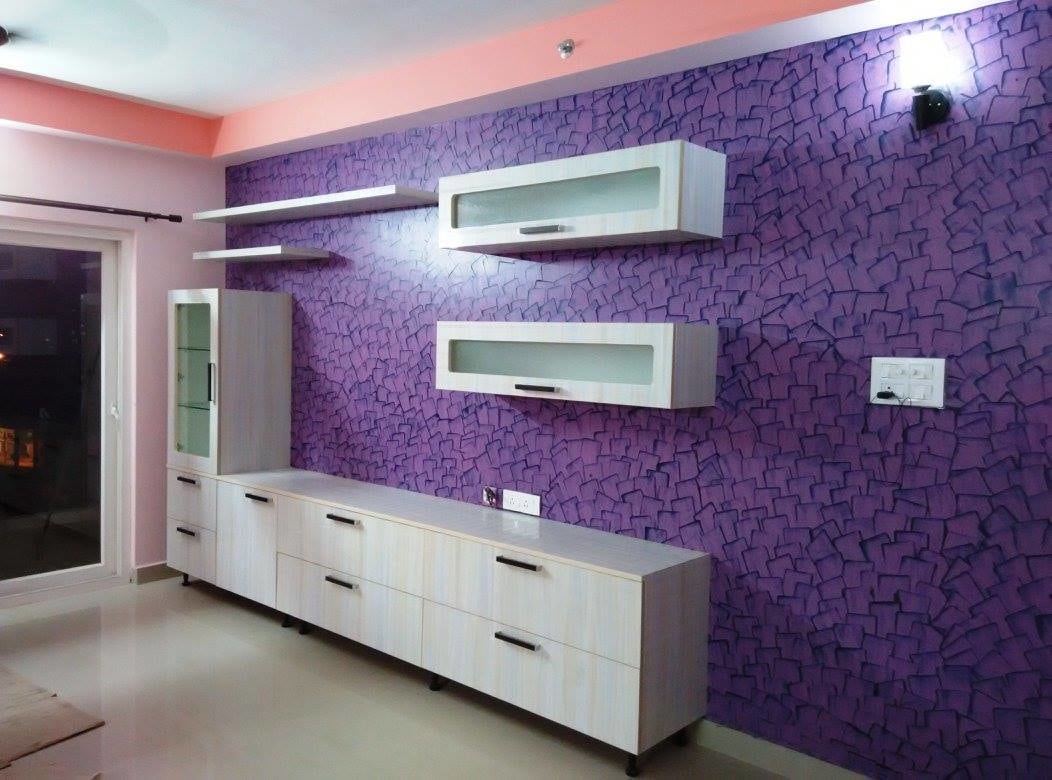 Modern display with wall decor by Ganesh Indoor-spaces Contemporary | Interior Design Photos & Ideas