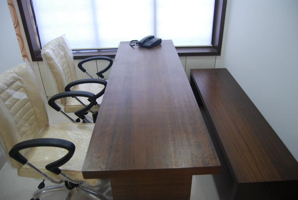 Modern Wooden Office Cabin by Nilesh V. Gosavi Modern | Interior Design Photos & Ideas