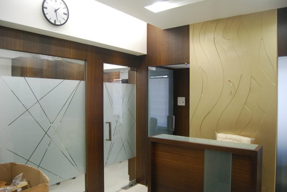 Wood Finished Office Cabin by Nilesh V. Gosavi Modern | Interior Design Photos & Ideas