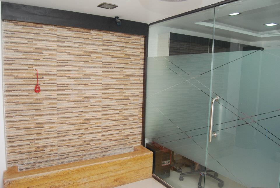 Modern Glass Office Cabin by Nilesh V. Gosavi Modern | Interior Design Photos & Ideas