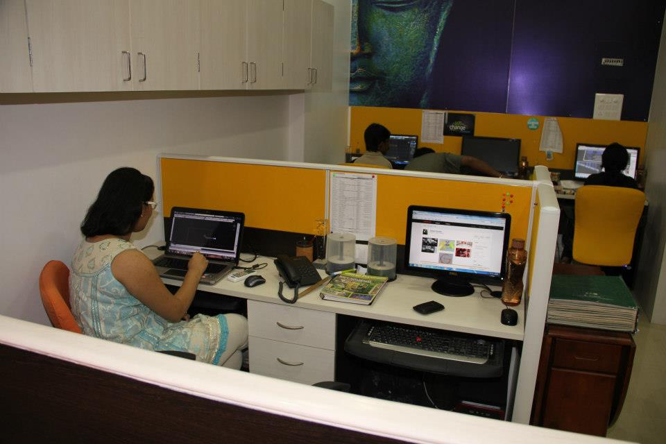 Modern Open Office Space by Nilesh V. Gosavi Modern | Interior Design Photos & Ideas