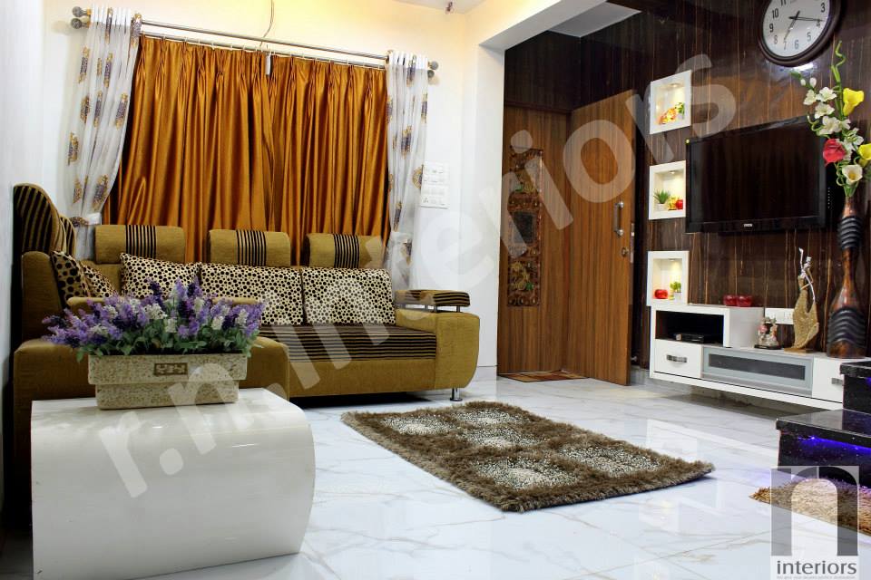 Contemporary Living Room by Nilesh V. Gosavi Living-room Contemporary | Interior Design Photos & Ideas