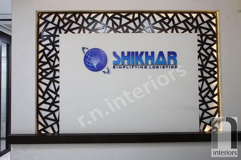 Modern office Wall Display by Nilesh V. Gosavi Modern | Interior Design Photos & Ideas
