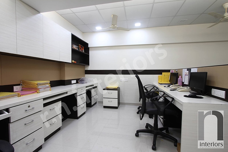 Modern Open Office Space by Nilesh V. Gosavi Modern | Interior Design Photos & Ideas