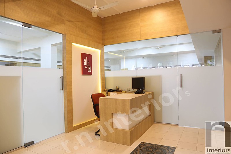 Modern Office Reception by Nilesh V. Gosavi Modern | Interior Design Photos & Ideas