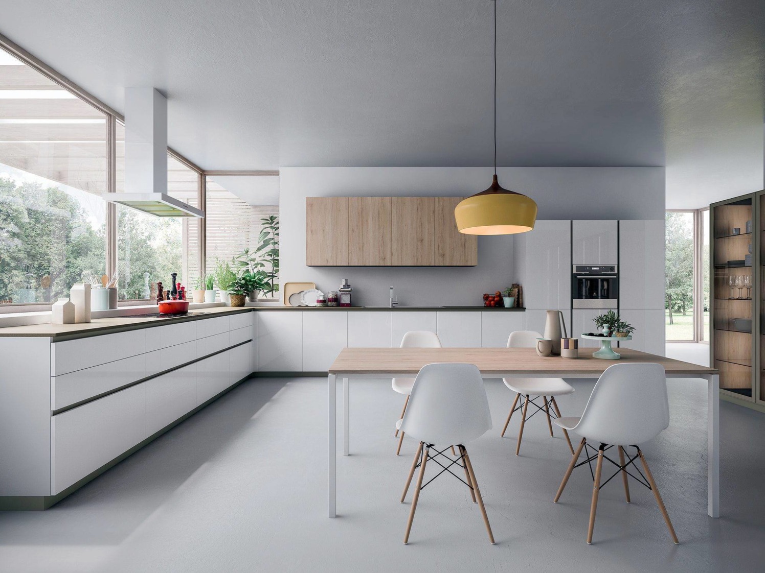 Modern minimal kitchen by Satyesh Machani