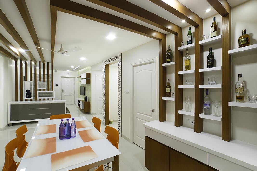 Wine and Dine by Space-D Contemporary | Interior Design Photos & Ideas