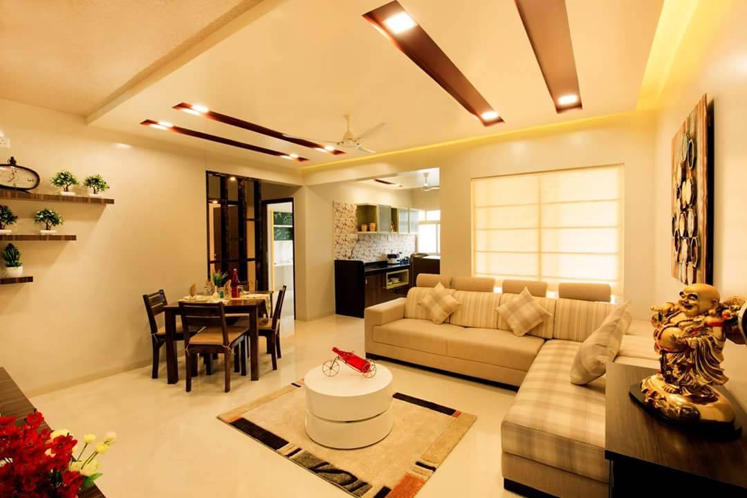 When There's Snow In Your Living Room by reshma agarwal Modern | Interior Design Photos & Ideas
