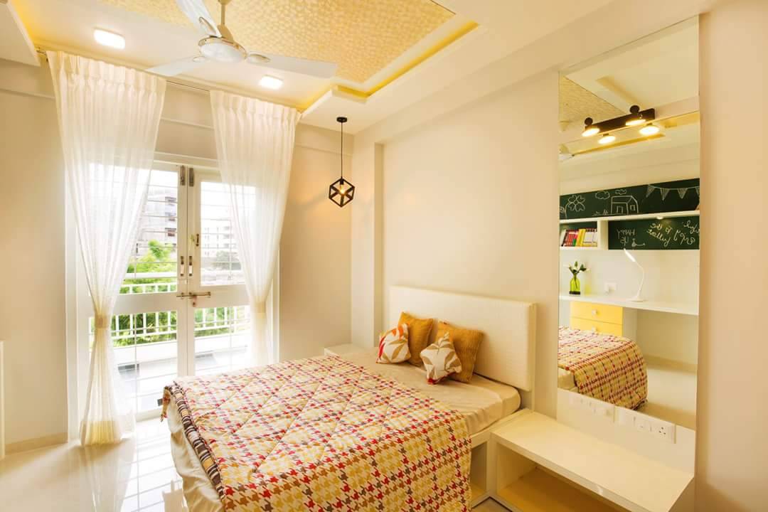 When White, Gold And Pink Steal The Show by reshma agarwal Modern | Interior Design Photos & Ideas
