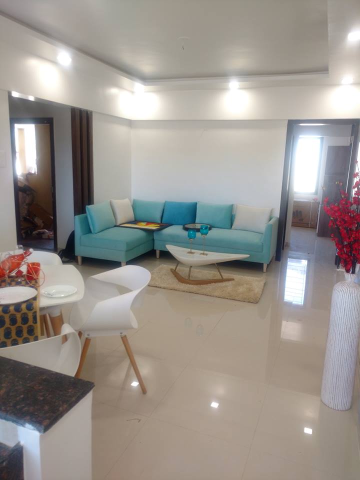 Blue On White That Makes Your Living Room Shine by reshma agarwal Contemporary | Interior Design Photos & Ideas
