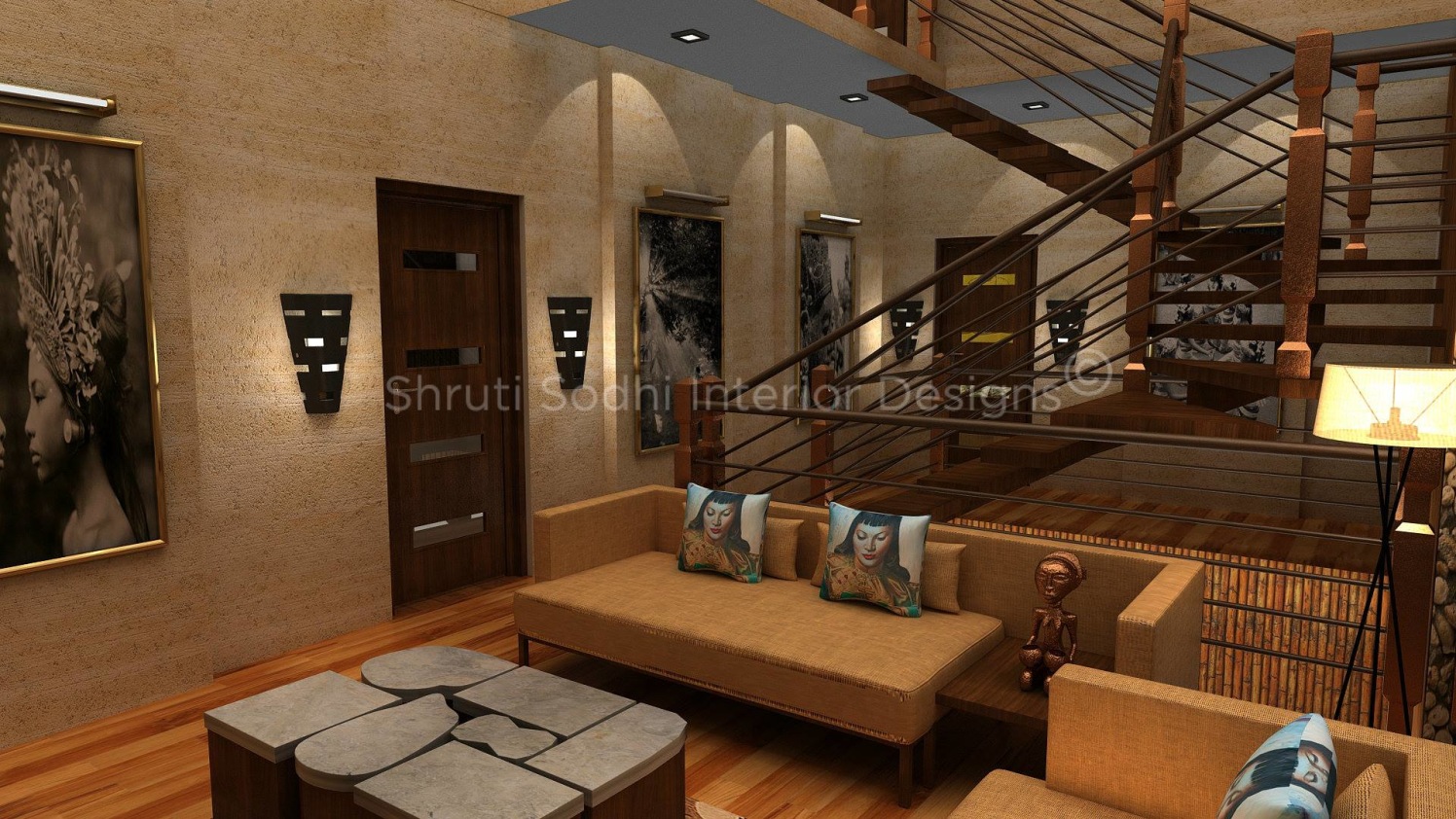 The Newfangled Living by Shruti Sodhi Living-room Contemporary | Interior Design Photos & Ideas