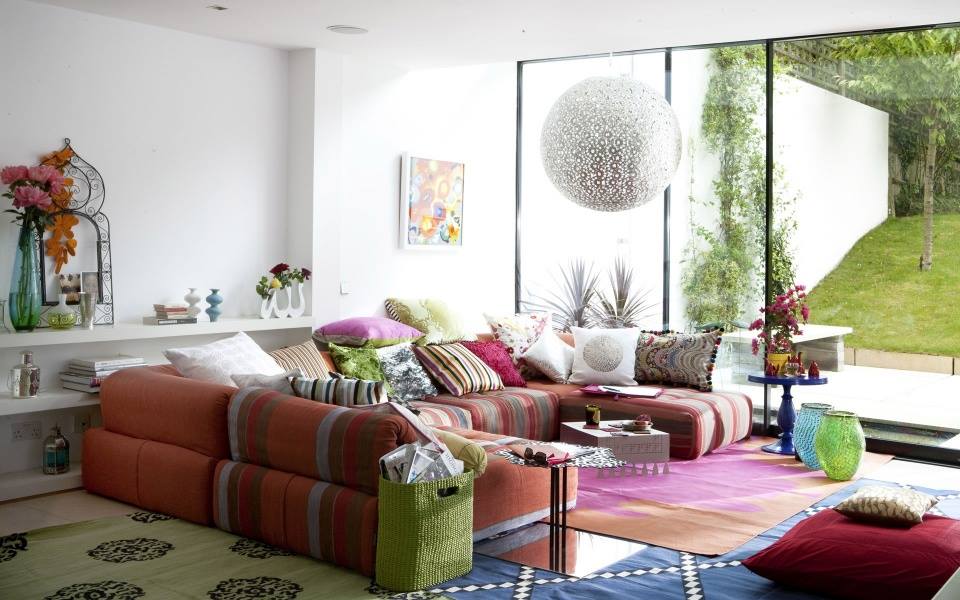 The Gateway To The Rainbow by Shruti Sodhi Living-room Contemporary | Interior Design Photos & Ideas