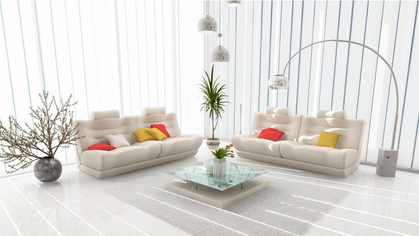 The Patterned White by Shruti Sodhi Living-room Modern | Interior Design Photos & Ideas