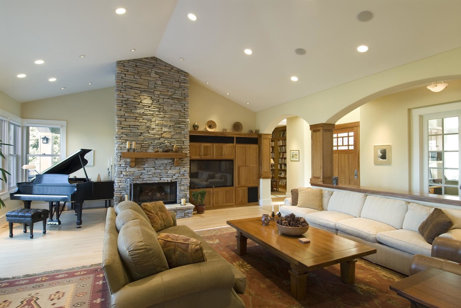 Throwback To Stone Age by Shruti Sodhi Living-room Contemporary | Interior Design Photos & Ideas