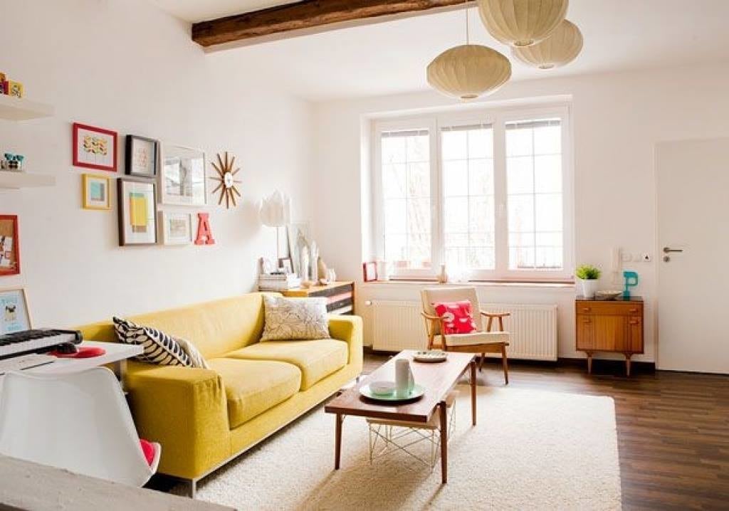 Colorful Appeal by Shruti Sodhi Living-room Contemporary | Interior Design Photos & Ideas