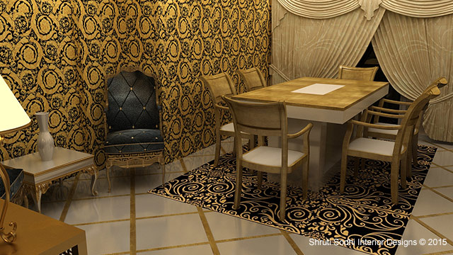 Reconciled Patterned Living by Shruti Sodhi Dining-room Contemporary | Interior Design Photos & Ideas