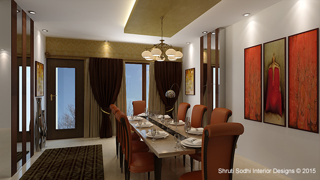 Modern Dining by Shruti Sodhi Dining-room Modern | Interior Design Photos & Ideas