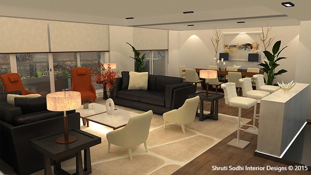 The Beckoning Living by Shruti Sodhi Living-room Contemporary | Interior Design Photos & Ideas