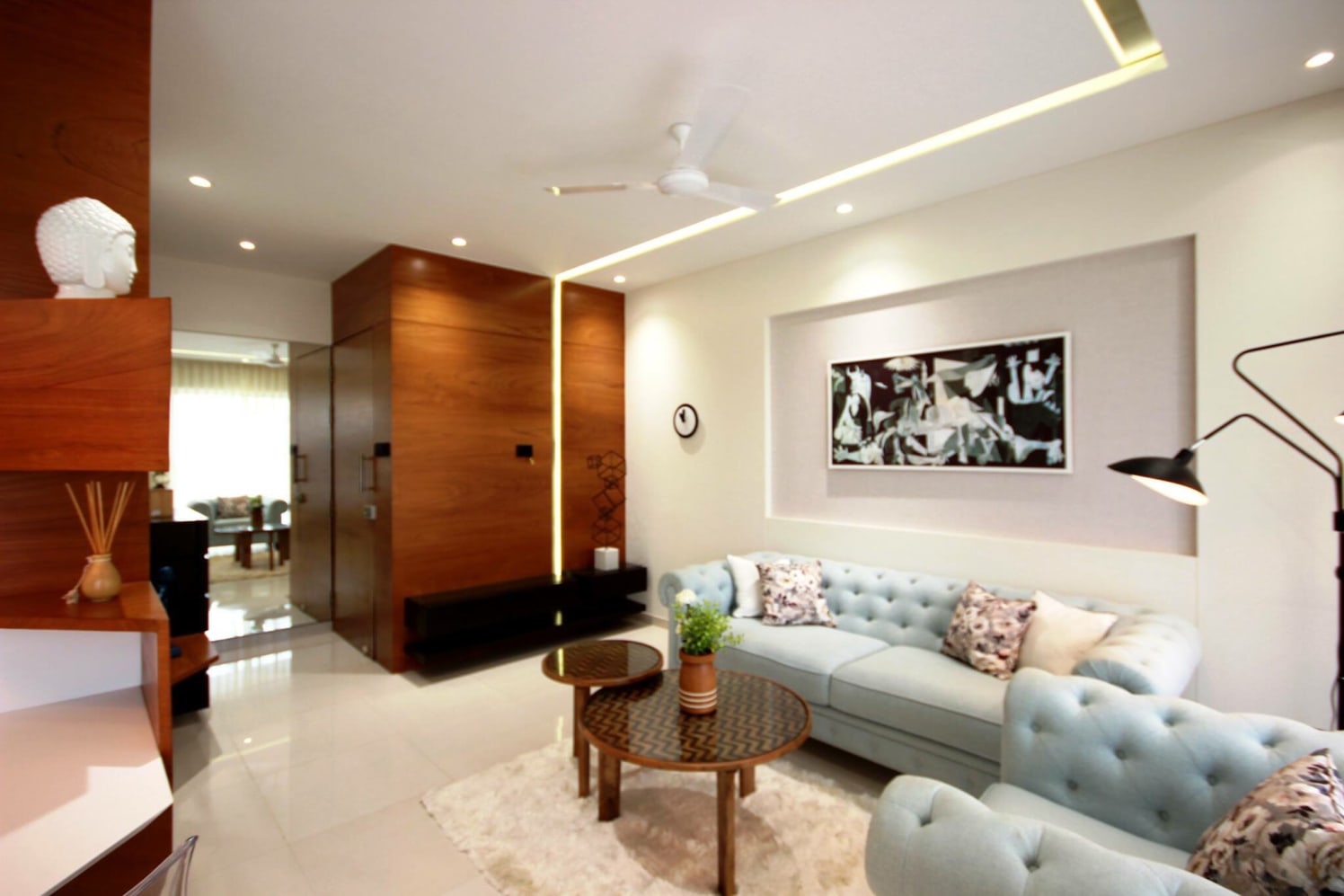 Icy Look by Space It Up Living-room Contemporary | Interior Design Photos & Ideas