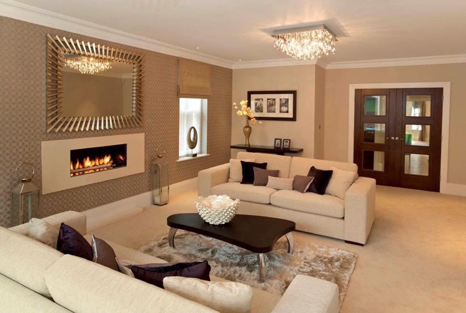 Bulky Sofa Set In Spacious Living Room by Saurabh Garg Living-room Minimalistic Contemporary | Interior Design Photos & Ideas