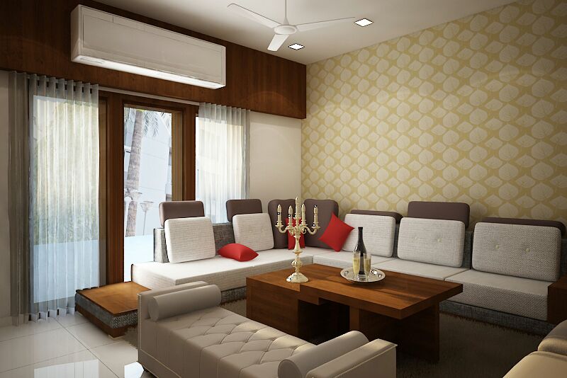 Royal Living Room by Sapna bhatti Modern | Interior Design Photos & Ideas