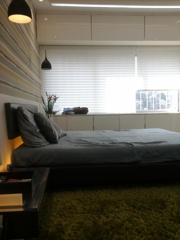 designer bedroom with blinds by Prakash Parmar Modern | Interior Design Photos & Ideas