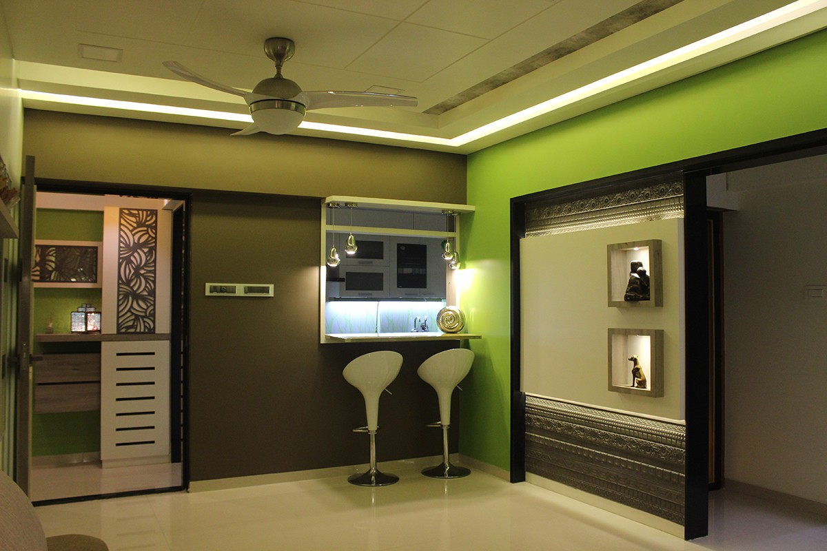 Bar by Poorva Palav Contemporary | Interior Design Photos & Ideas