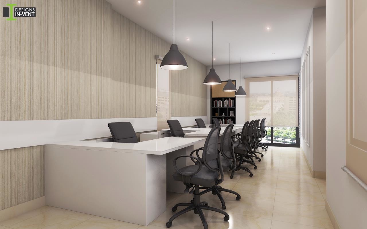White Wooden Table And Black Chairs by Sudipta Das Modern | Interior Design Photos & Ideas