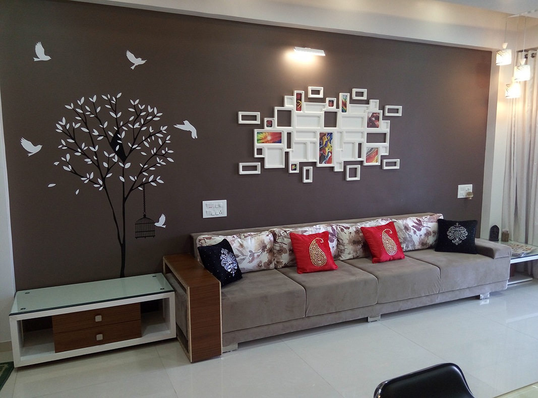 Spacious Living Room by Jigar Patel Living-room Contemporary | Interior Design Photos & Ideas