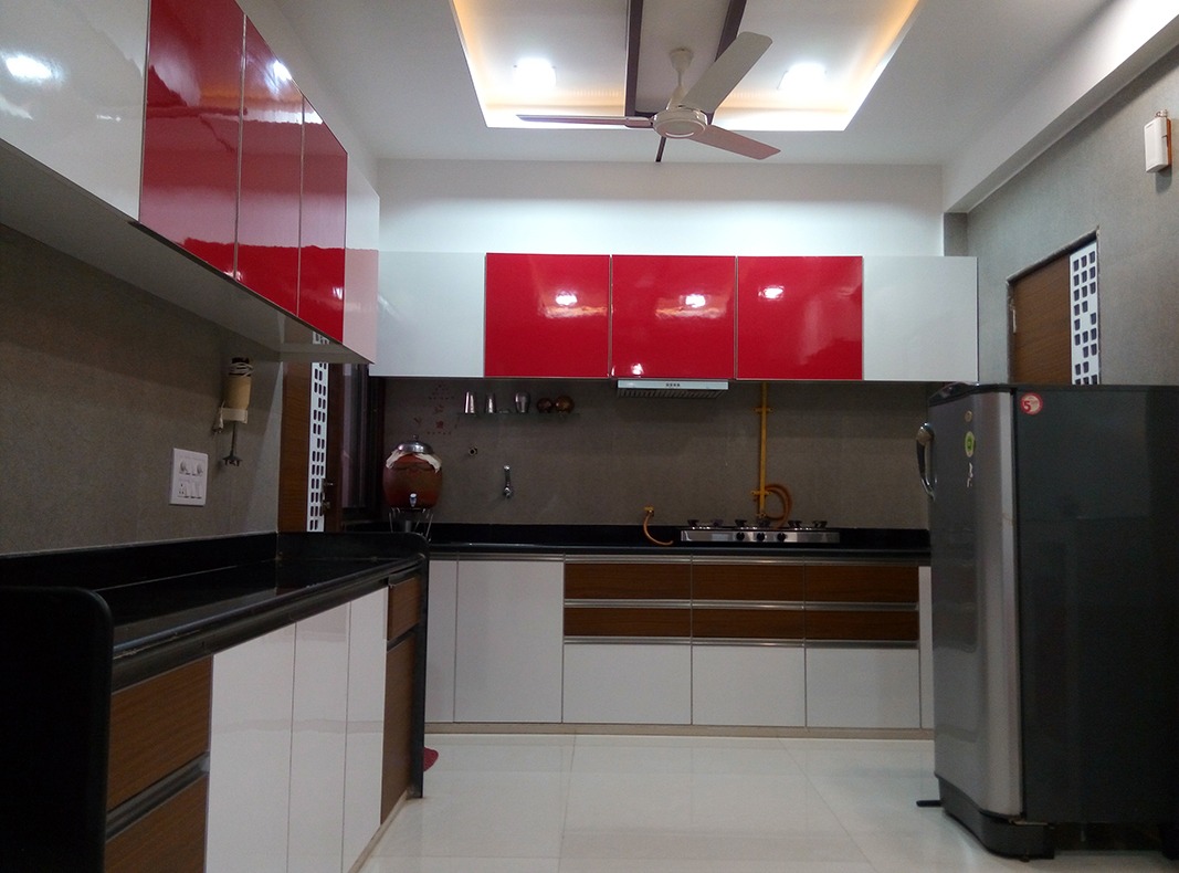 U Shaped Modular Kitchen by Jigar Patel Modular-kitchen Contemporary | Interior Design Photos & Ideas