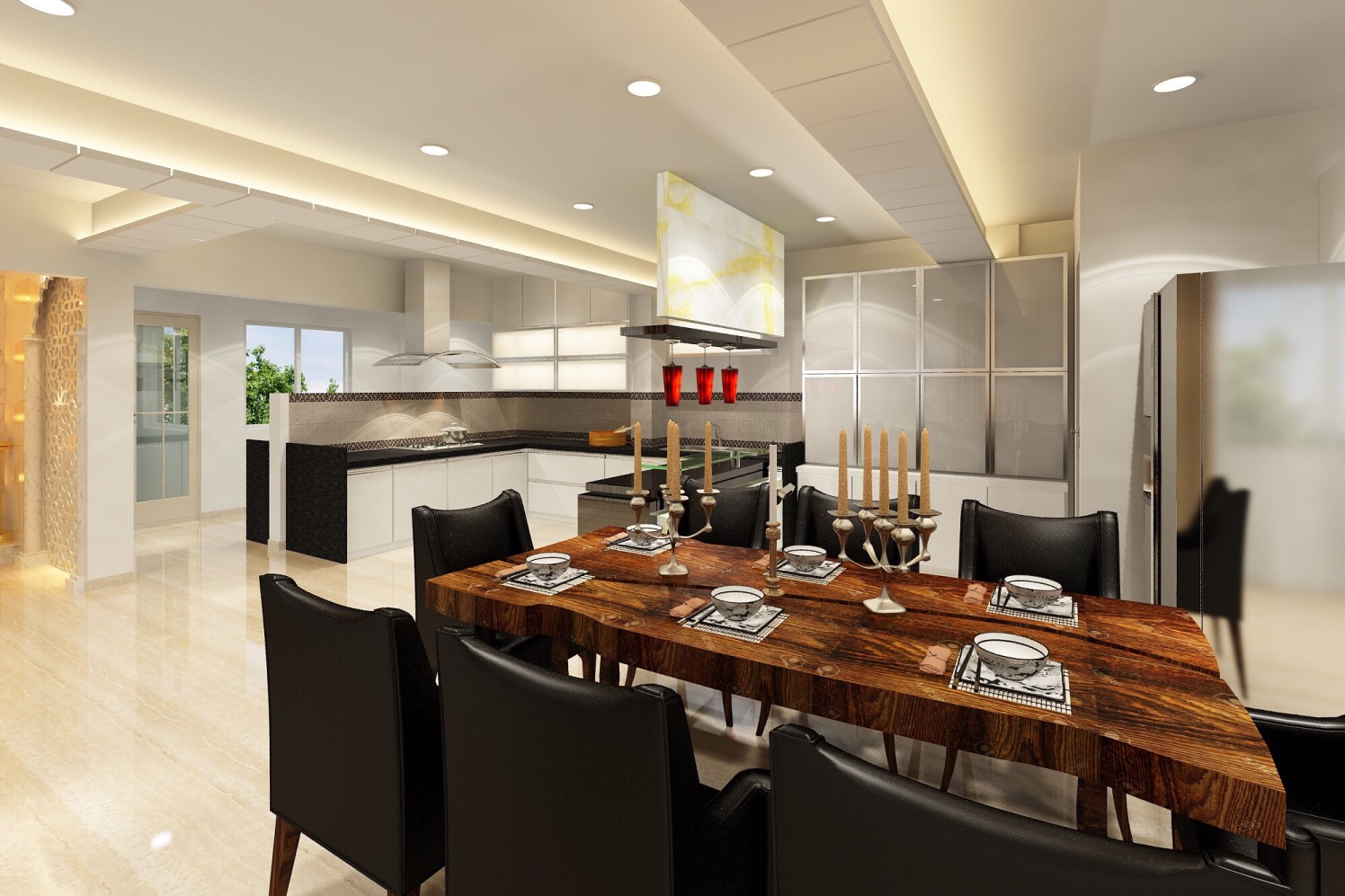 Flamboyant Villa by sudhir Modern | Interior Design Photos & Ideas