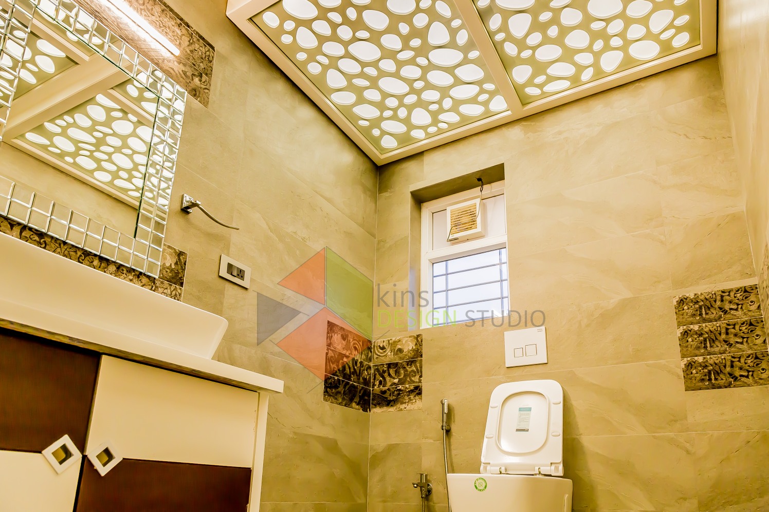 Catchy Washroom by Kinnera Naresh Bathroom Eclectic | Interior Design Photos & Ideas