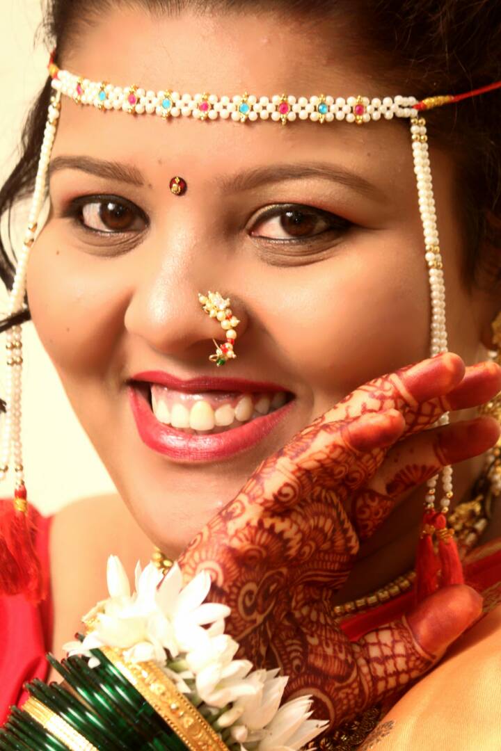 Stunning Bride on her Wedding Day by Shubham Yelgunde Photography Wedding-photography Bridal-jewellery-and-accessories Bridal-makeup | Weddings Photos & Ideas