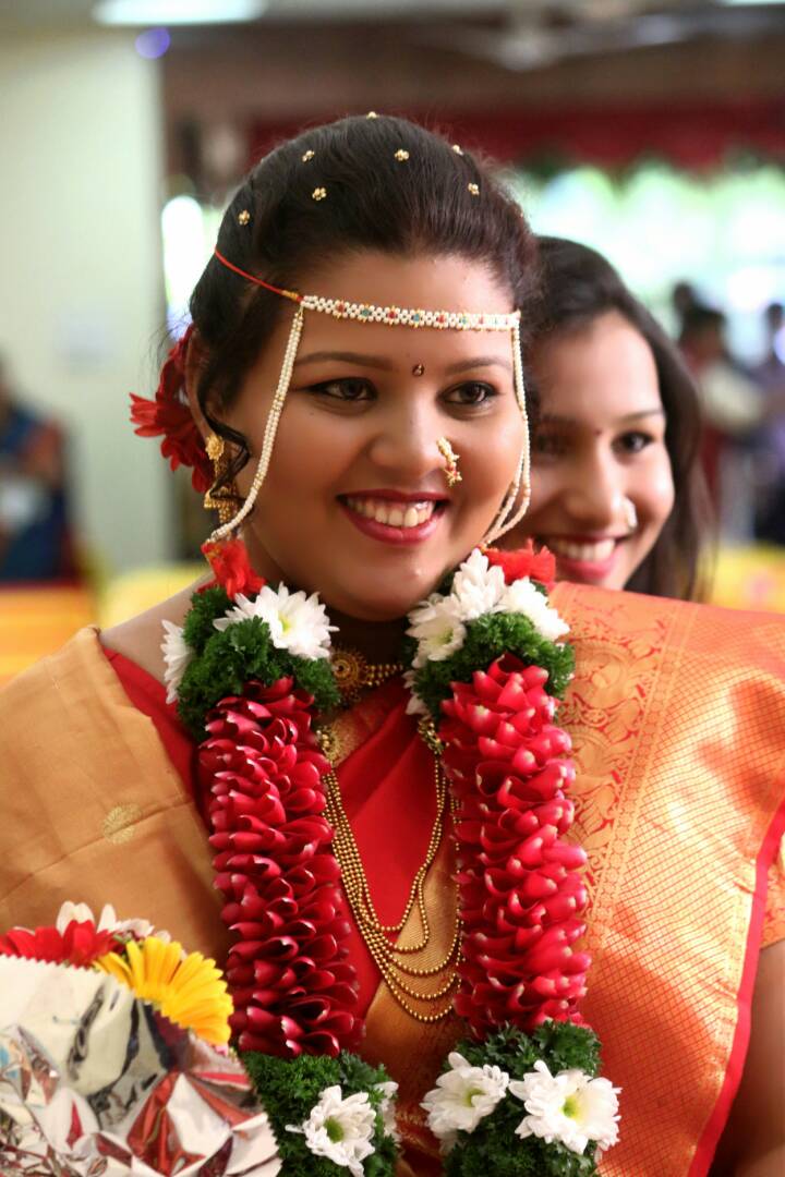 Stunning Bride on her Wedding Day by Shubham Yelgunde Photography Wedding-photography Bridal-jewellery-and-accessories Bridal-makeup | Weddings Photos & Ideas