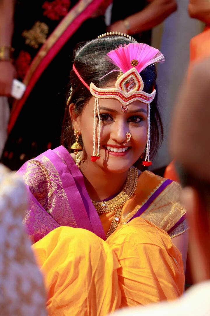 A Glowing Bride by Shubham Yelgunde Photography Wedding-photography Bridal-jewellery-and-accessories Bridal-makeup | Weddings Photos & Ideas